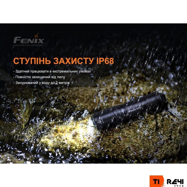 Ліхтар ручний Fenix E01 V2.0 чорний E01V20blk фото