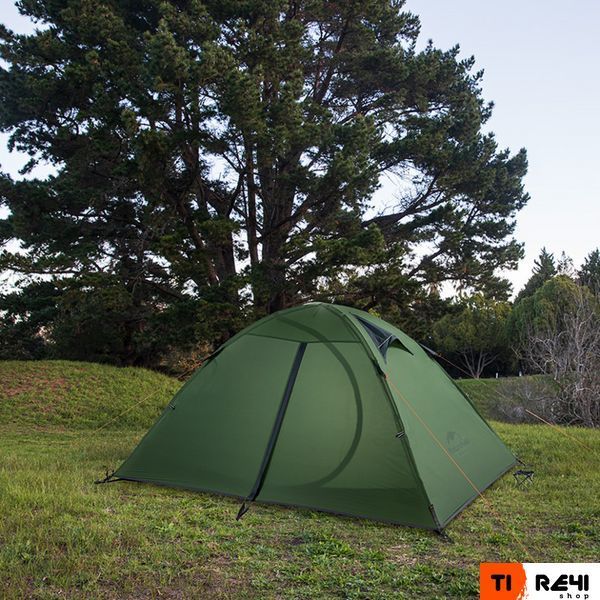 Палатка двухместная ультралегкая Naturehike NH15Z006-P, темно-зеленая 6927595741993 фото