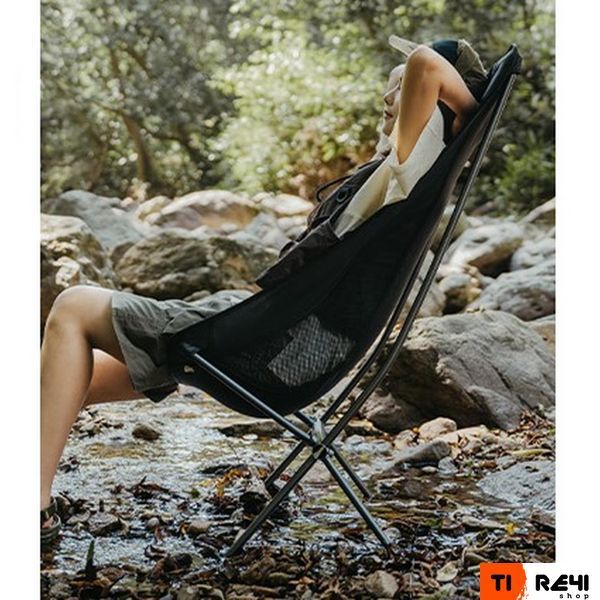 Кресло складное Naturehike Stellaluna L04 CNK2450JJ015, размер L, алюминий, черное 6976023929410 фото