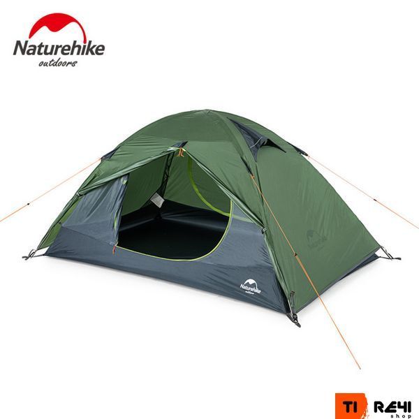 Палатка двухместная ультралегкая Naturehike NH15Z006-P, темно-зеленая 6927595741993 фото