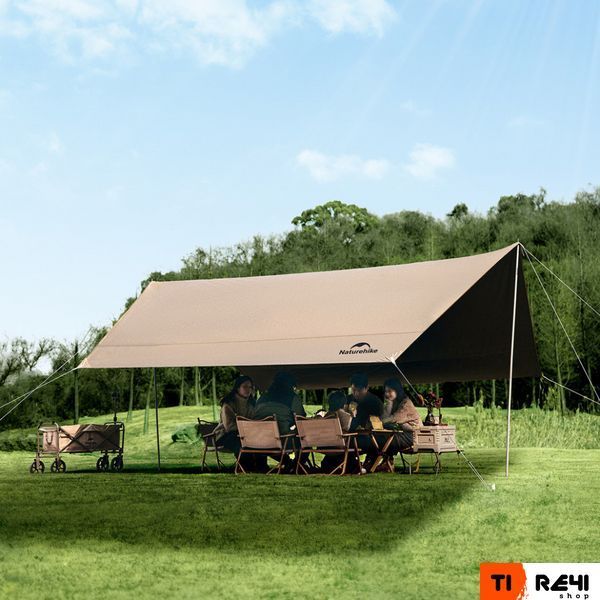 Тент універсальний Naturehike CNK2350WS015, розмір L, бежевий 6976023926334 фото