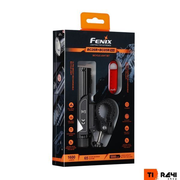 Комплект велофара Fenix BC26R+BC05RV20 BC26R-BC05RV20 фото