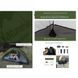 Палатка сверхлегкая одноместная с футпринтом&nbsp;Naturehike Cycling&nbsp;1&nbsp;NH18A095-D, 210T, темный зеленый 6927595735671 фото 10