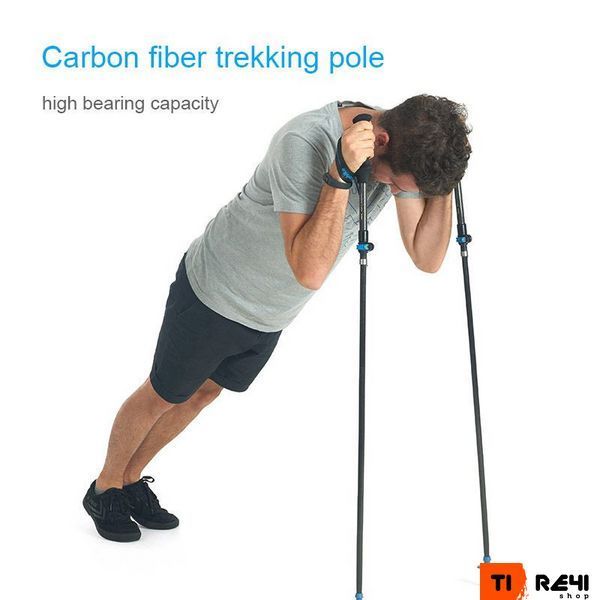 Трекінгова палиця Naturehike ST07 NH18D010-Z, 115-135 см, бордова 6927595748503 фото
