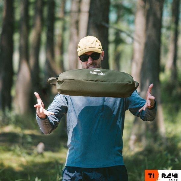 Стілець складаний ультралегкий Naturehike CNK2550JJ013 Yamami YL01, розмір L, алюміній, оливковий 6927595773819 фото