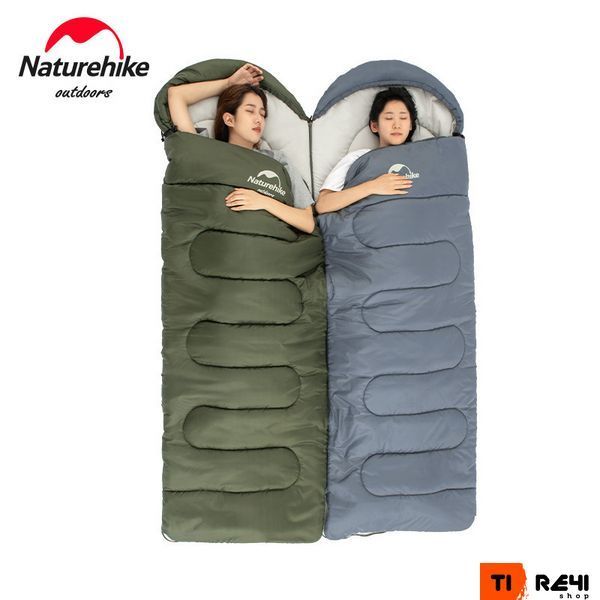 Спальный мешок Naturehike Y150L NH21MSD08, правый, темно-зеленый 6975641888765 фото