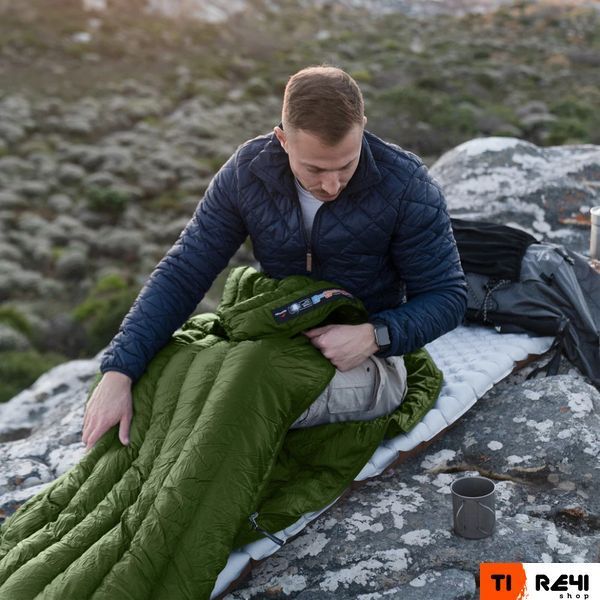 Спальный мешок с натуральным пухом Naturehike CWM295 CNK2300SD013, зеленый 6976023920882 фото