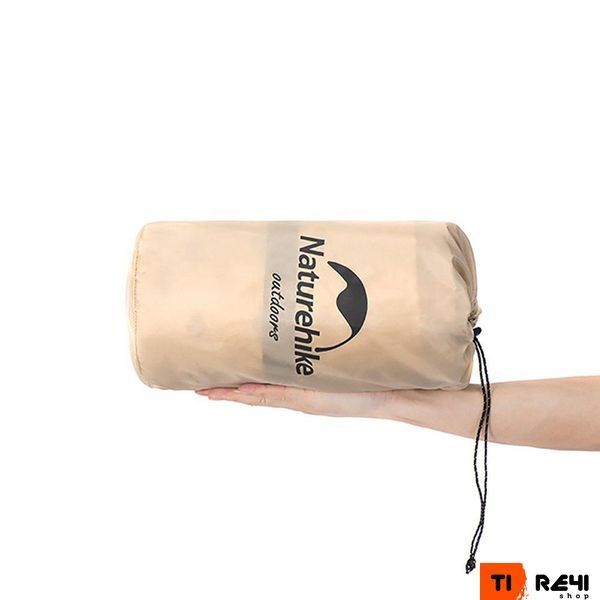 Коврик самонадувающийся с подушкой Naturehike NH15Q002-D, 25мм, бежевый 6927595782576 фото