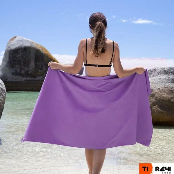 Полотенце антибактериальное быстросохнущее Fitness Naturehike NH20FS009, 160*80, голубое 6927595750100 фото