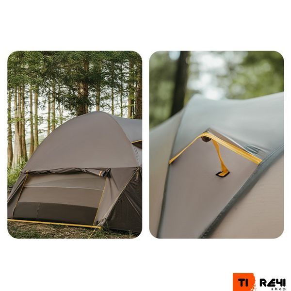 Намет шестимісний Naturehike, KOTA 6, CNK2450WS031, 75D, світло-коричневий 6927595760666 фото