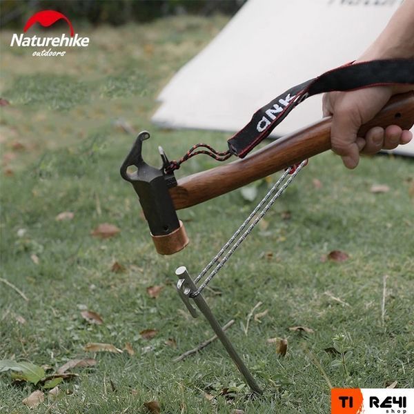 Колышек стальной Naturehike NH19PJ014, 25 см, серый 6927595746929 фото