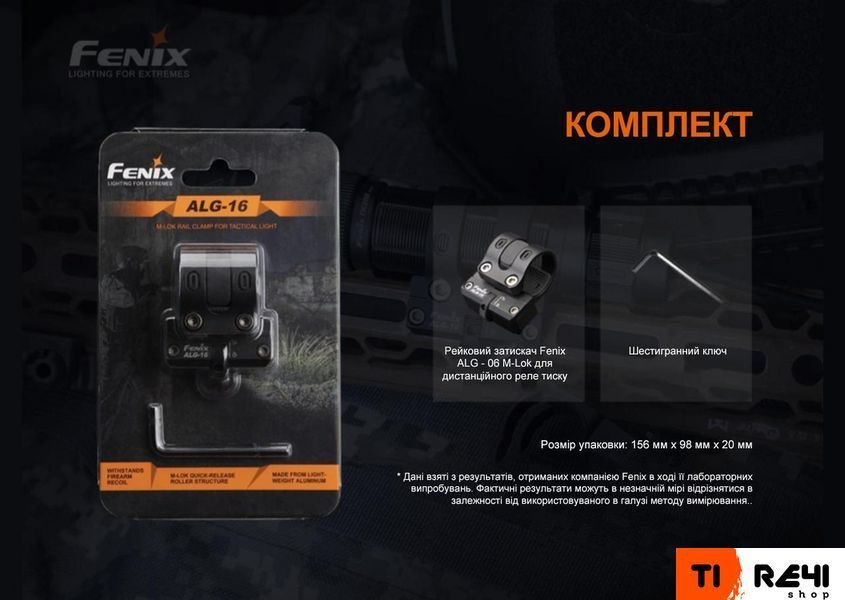 Крепление на оружие для выносной кнопки Fenix ALG-06 ALG-06 фото