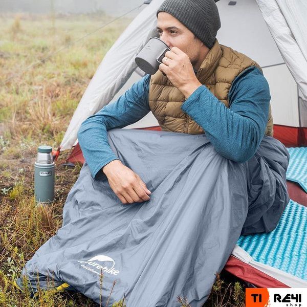 Спальник сверхлегкий Naturehike Summer LW180 NH21MSD09 левый, (15&deg;C), p-p M, зеленый 6927595777930-L фото
