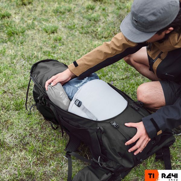 Рюкзак туристичний Naturehike Helium CNK2450XB014, 70 л, чорний, M 6975641883876 фото