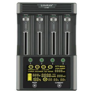 Универсальное интеллектуальное зарядное устройство LiitoKala Lii-600 EU для аккумуляторов + автомобильный кабель Lii-600 EU+Carcable фото