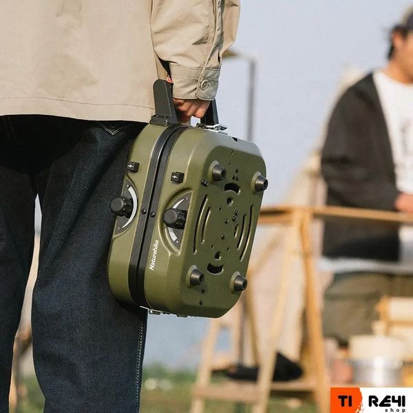 Горелка- гриль газовая двойная Naturehike NH22RJ003 6927595708613 фото