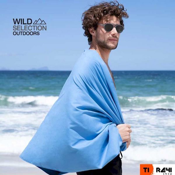 Рушник антибактеріальний швидковисихаючий Fitness Naturehike NH20FS009, 160*80, чорний 6927595749982 фото