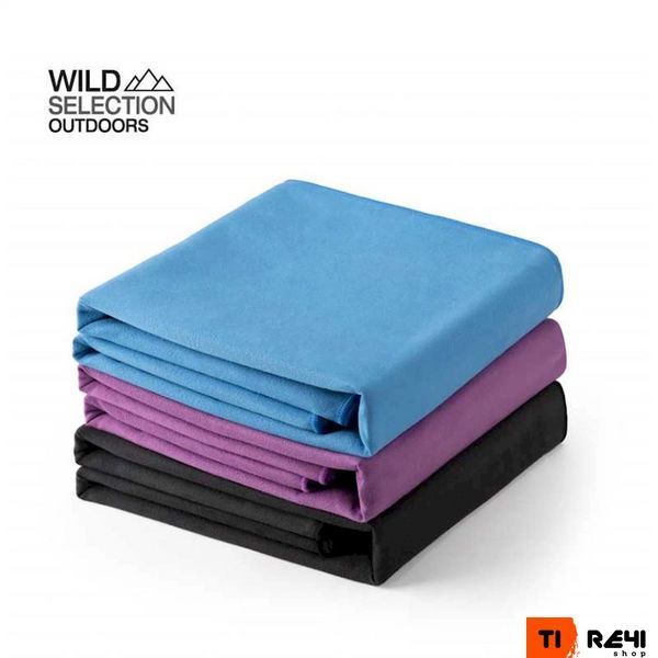 Рушник антибактеріальний швидковисихаючий Fitness Naturehike NH20FS009, 160*80, чорний 6927595749982 фото