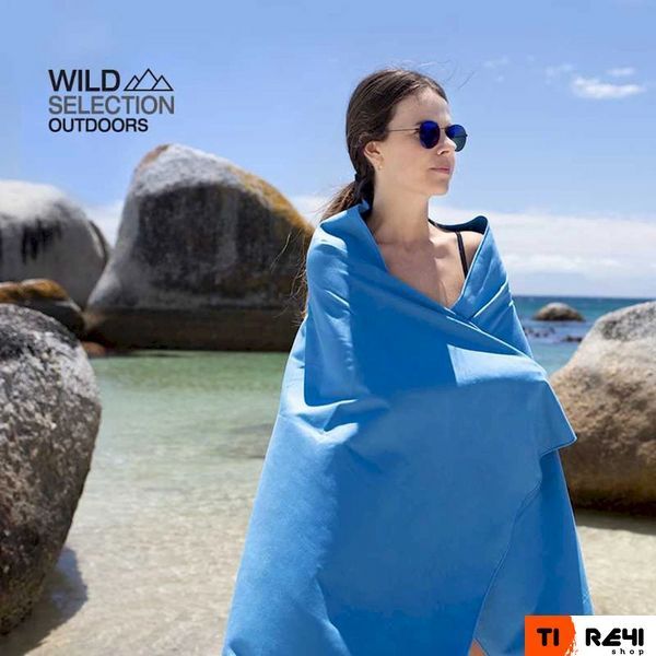 Рушник антибактеріальний швидковисихаючий Fitness Naturehike NH20FS009, 160*80, чорний 6927595749982 фото