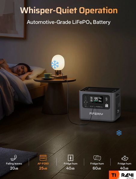 Зарядна станція Aferiy AF-P280 2800W 2048Wh LiFePO4 NEW AF-P280 фото