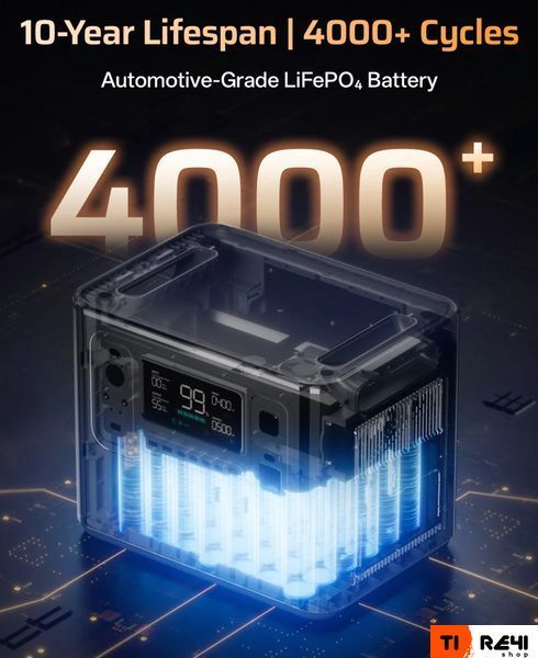 Зарядна станція Aferiy AF-P280 2800W 2048Wh LiFePO4 NEW AF-P280 фото