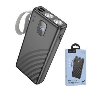Повербанк Hoco J129A 20000mAh |2USB| з ліхтарем Чорний 11309 фото