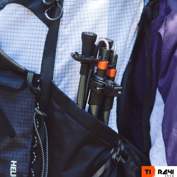 Треккинговая палка Naturehike CNK2450DS013, 115-135 см, черная 6975641883920 фото