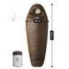 Спальник з натуральним пухом Naturehike Snowbird CNK2550WS014, p-р L, темно-коричневий 400 г 6927595784396 фото 8