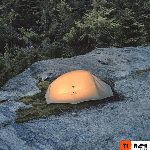 Палатка сверхлегкая одноместная Naturehike Cloud Up Base 1 Tent Pro CNK2350WS020, песочная 6927595797723 фото