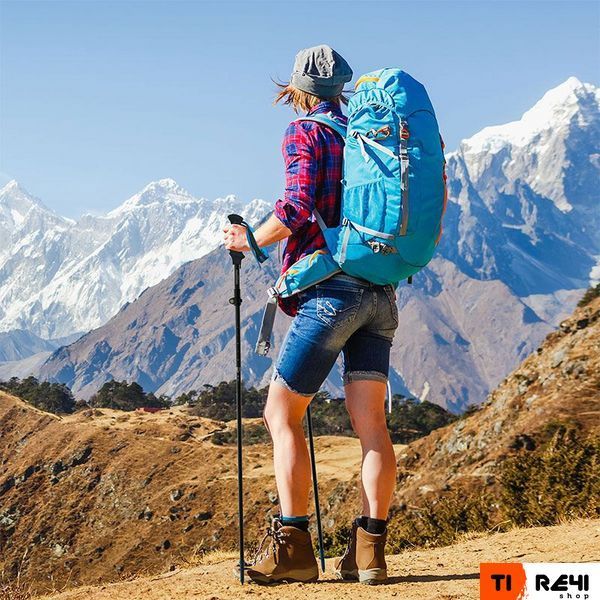 Трекінгова палиця Naturehike ST07 NH18D010-Z, 115-135 см, блакитна 6927595748510 фото