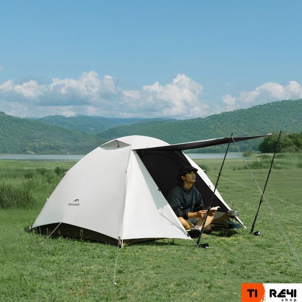 Намет двомісний Naturehike Greek Style CNK2300ZP024 світло-кавовий 6977465866370 фото