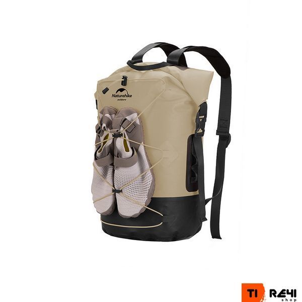 Рюкзак водонепроницаемый Naturehike NH21FSB04, 40л, желтый 6927595788257 фото