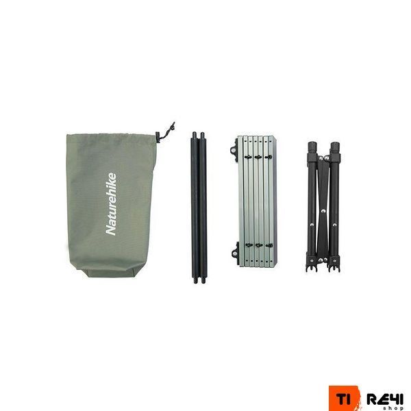 Раскладной стол Naturehike CNH22JU050, алюминий, темно зеленый 6975641885368 фото