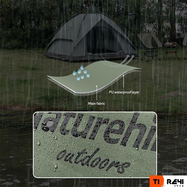 Палатка трехместная автоматическая Naturehike NH21ZP008, темно-зеленая 6976023922336 фото