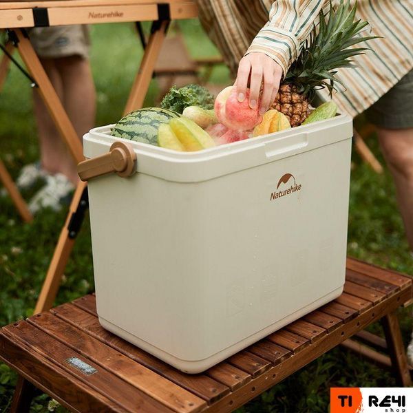 Туристичний холодильник Naturehike CNK2300BS011, 24 л, бежевий 6976023925665 фото