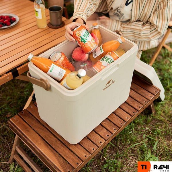 Туристичний холодильник Naturehike CNK2300BS011, 24 л, бежевий 6976023925665 фото