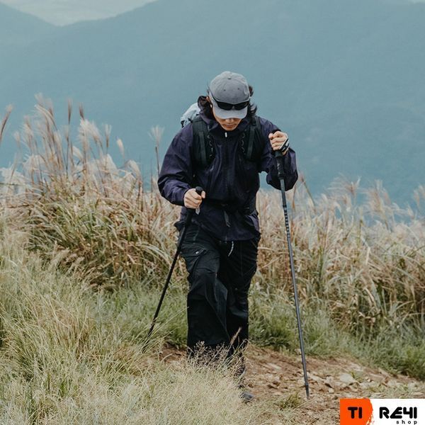 Треккинговая палка Naturehike CNK2450DS017, 35-110 см, черная 6927595785416 фото