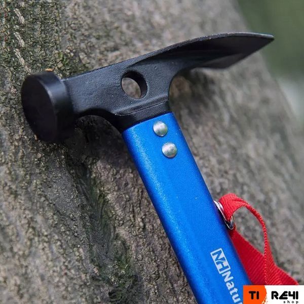 Молоток кемпинговый Naturehike NH15A010-I, алюминий, голубой 6927595717813 фото