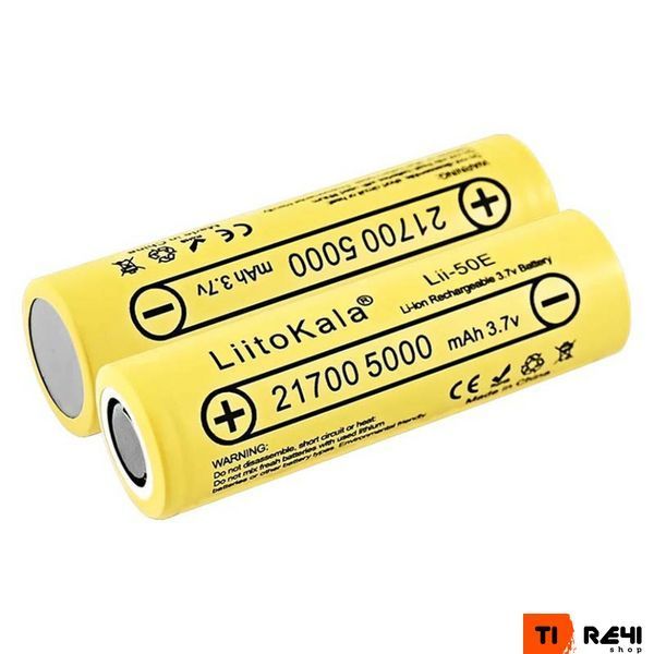 Акумулятор LiitoKala Lii-50E 21700 5000mah battery Lii-50E фото