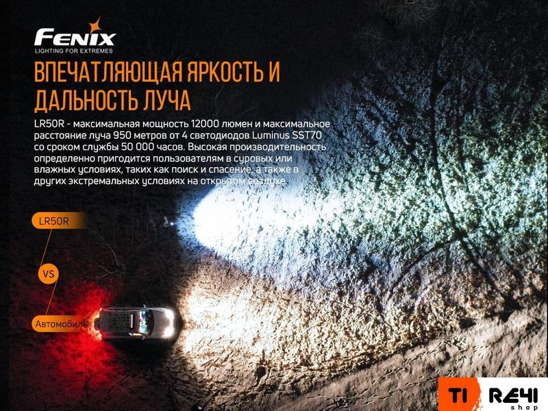 Фонарь ручной Fenix LR50R LR50R фото