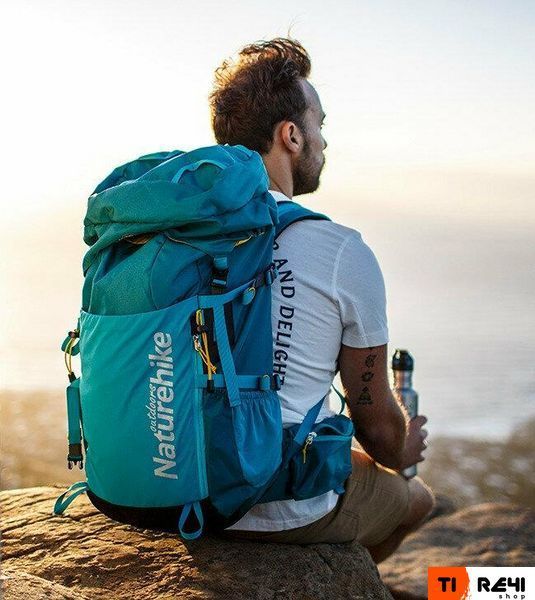 Рюкзак туристичний Naturehike NH18Y045-Q, 45 л, блакитний 6927595730508 фото
