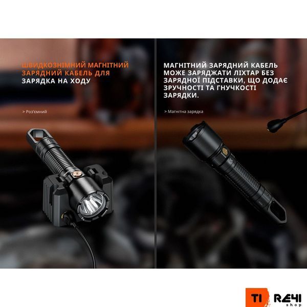 Ліхтар професійний Fenix WF25RM з магнітною зарядкою WF25RM фото