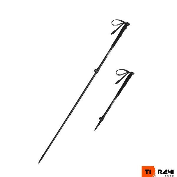 Трекінгові телескопічні палиці 2шт Naturehike CNK2550DS010 Sunlit Terk Base, 60-135 см, чорна 6977465869128_2 фото