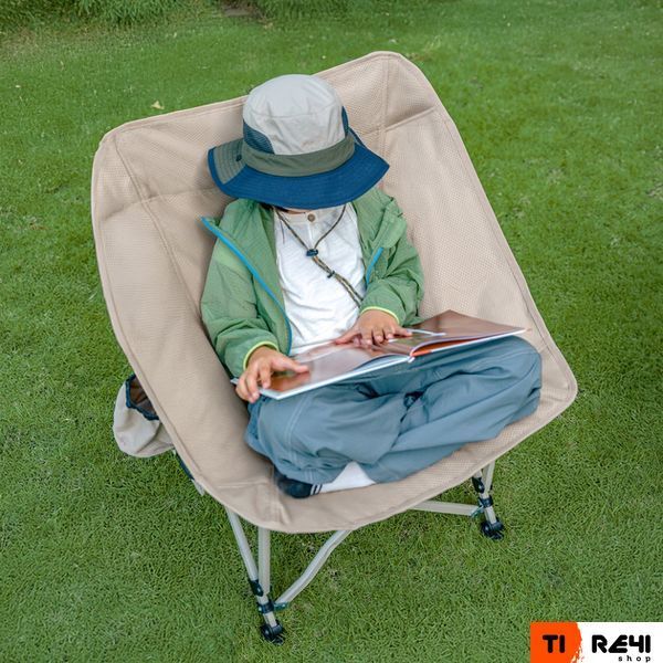 Стул складной Naturehike Stellaluna T04 CNK2550JJ022, углеродистая сталь, черный 6977465866639 фото