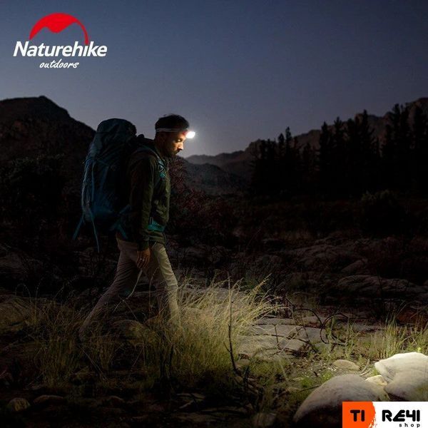 Фонарь налобный Naturehike NH18T001-A, голубой 6927595735138 фото