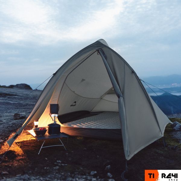 Палатка сверхлегкая двухместная Naturehike Cloud Up Pro CNK2350WS020, 20D, песочная 6927595776988 фото
