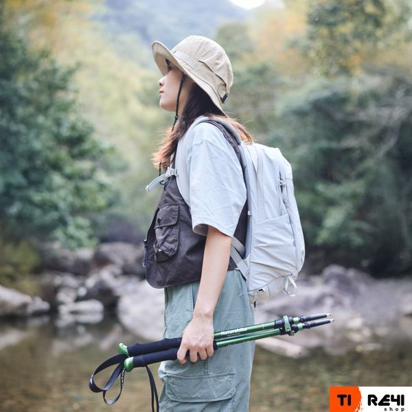 Трекінгова палиця 3-сек. Naturehike CNK2550DS010, 55-120 см, алюміній, зелена 6977465869371 фото