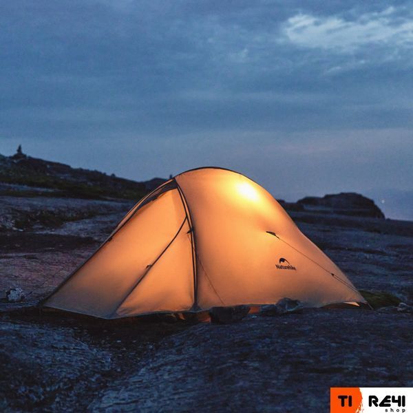 Палатка сверхлегкая двухместная Naturehike Cloud Up Pro CNK2350WS020, 20D, песочная 6927595776988 фото