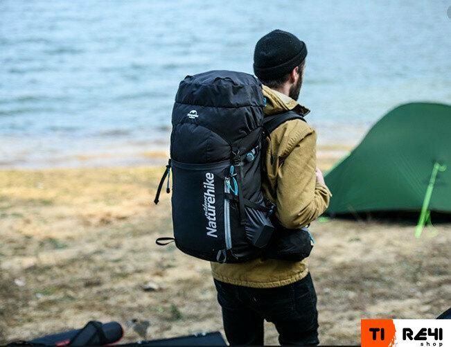 Рюкзак туристичний Naturehike NH18Y045-Q, 45 л, чорний 6927595730669 фото