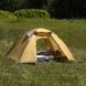 Палатка трехместная Naturehike P-Series NH18Z033-P 210T/65D, желтый 6927595783658 фото 6